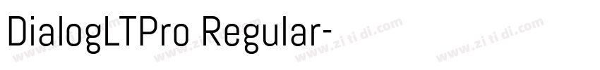 DialogLTPro Regular字体转换
